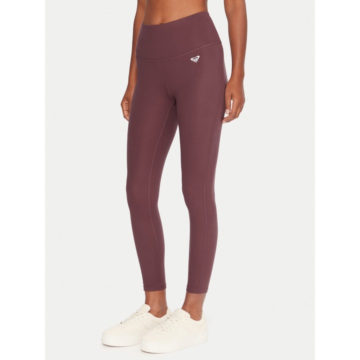Colanti sport dama Roxy, violet, material elastic, XS INTL