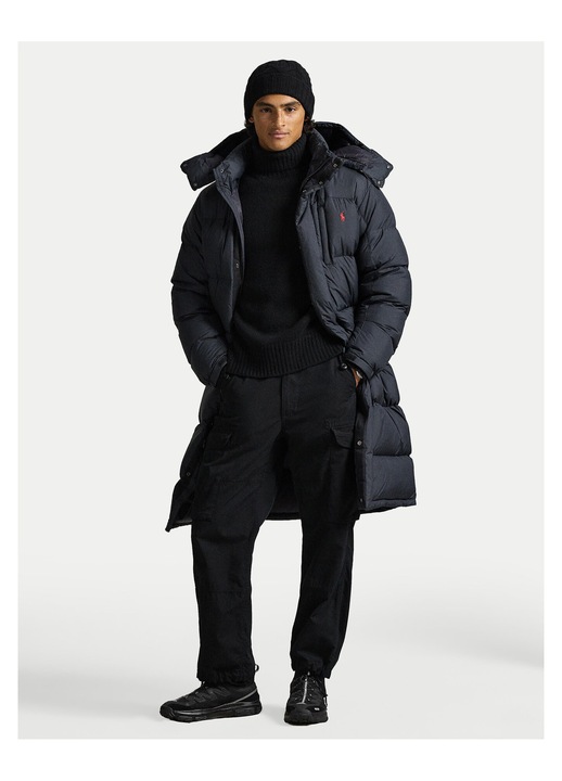 Geaca de puf barbati Polo Ralph Lauren, negru, bumbac