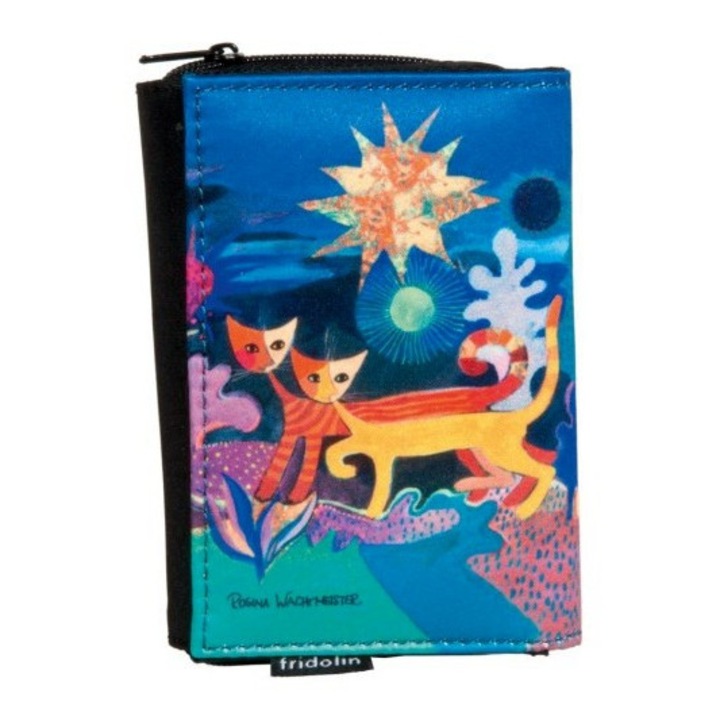 Pénztárca 9x3x12,5cm, polyester, Rosina Wachtmeister: Wonderland