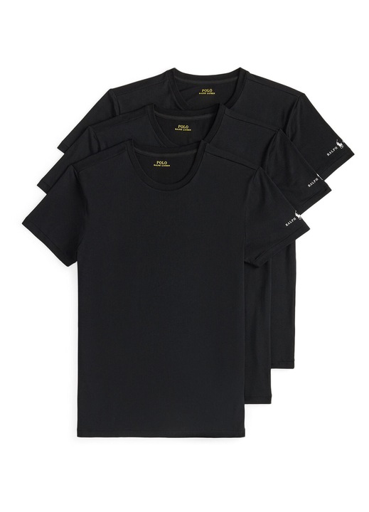 Set tricouri barbatesti Polo Ralph Lauren, negru, bumbac, XL INTL