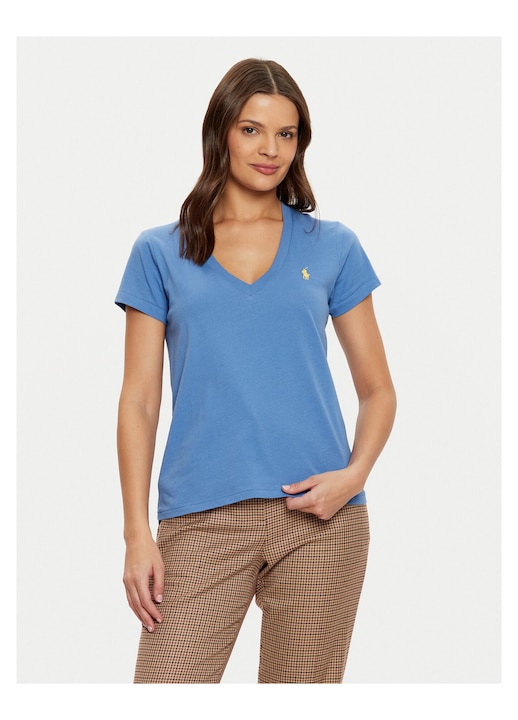 Tricou dama, Polo Ralph Lauren, Albastru, 2XS INTL