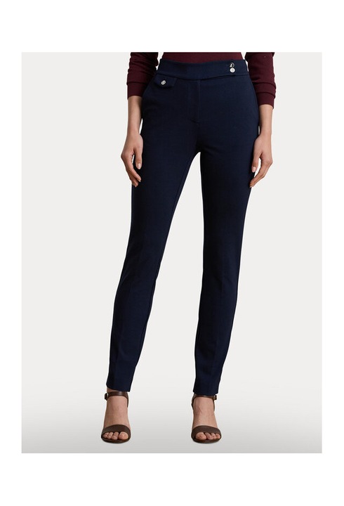 Pantaloni eleganti pentru dama, Lauren Ralph Lauren, bleumarin, stofa