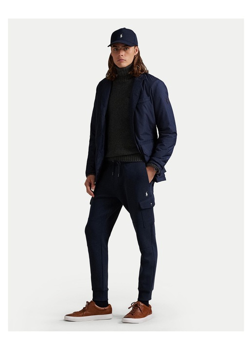 Pantaloni barbati Polo Ralph Lauren, bleumarin, material de calitate