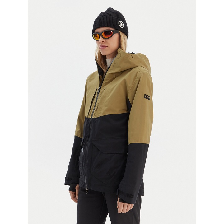 Geaca de ski dama Roxy, negru, verde