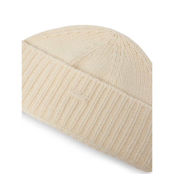 Caciula unisex, Lacoste, lana, bej, One Size INTL