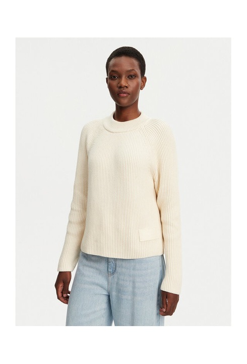 Pulover de dama Ami Paris, ecru, S INTL