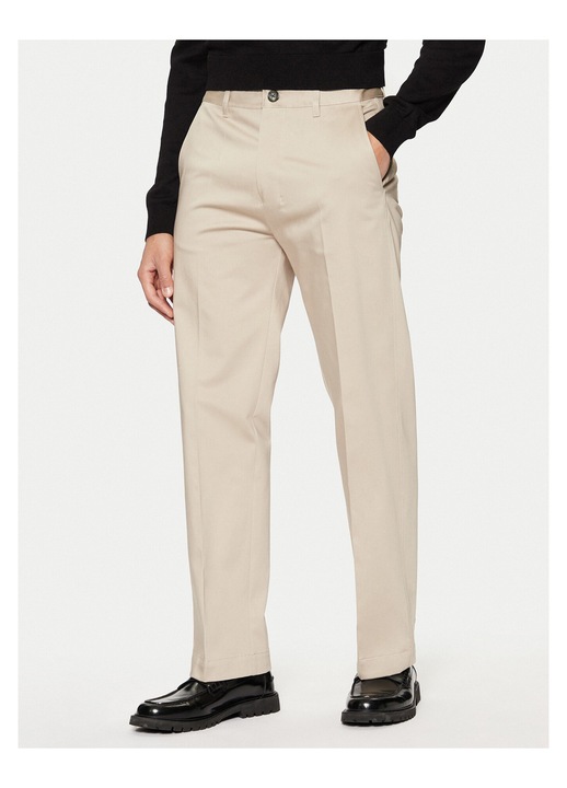 Pantaloni barbati Ami Paris, bej, material de calitate
