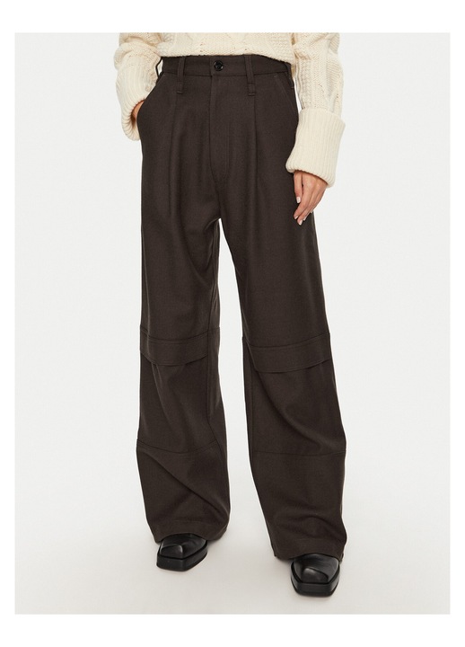 Pantaloni dama Ami Paris, maro