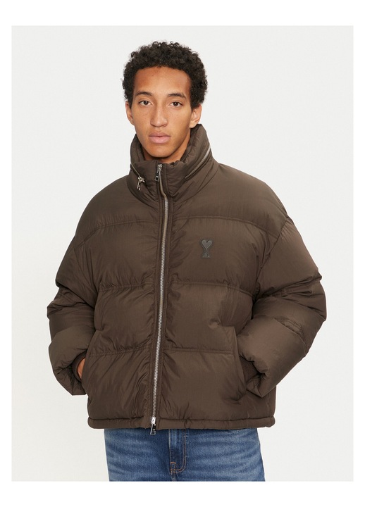 Geaca de iarna barbati Ami Paris, maro, fabricata din materiale de calitate, L INTL
