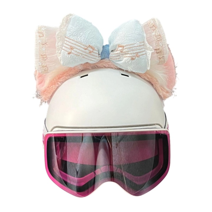 Accesorii pentru casca de schi, caciula decorativa draguta pentru casca sportiva in aer liber, casca nu este inclusa, detasabila, stil muzical