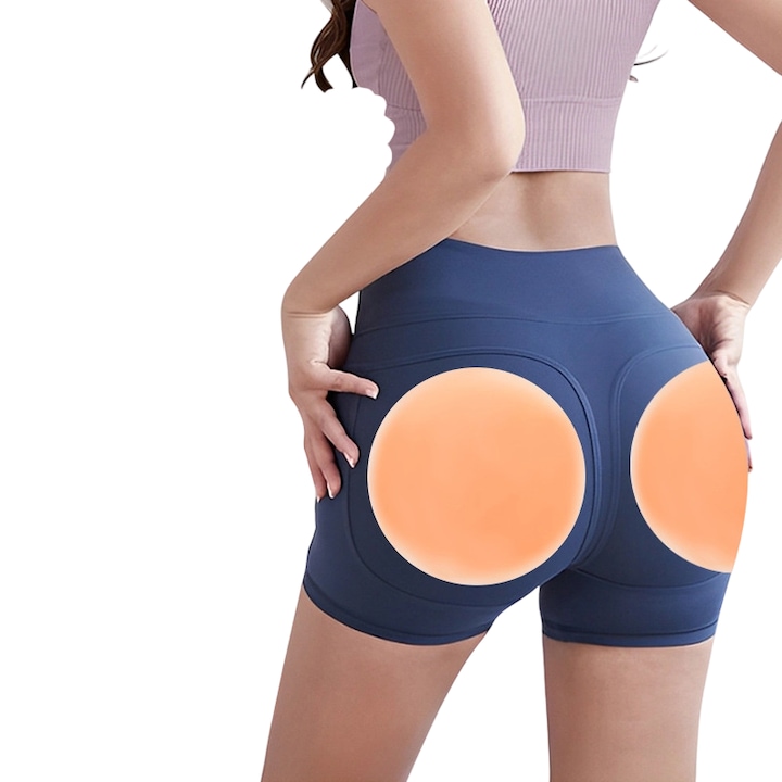 Un set de protectoare de sold din silicon, pernute de protectie pentru schi si patinaj pe gheata, culoarea pielii, 16,8 cm