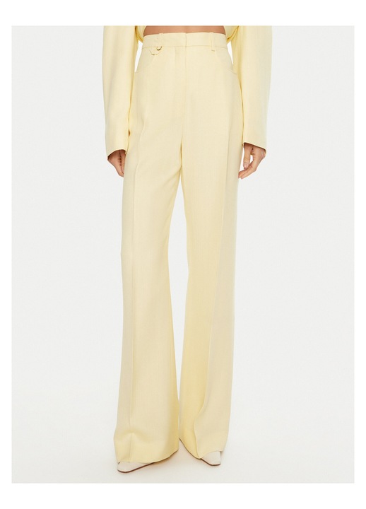 Pantaloni dama, JACQUEMUS, galben