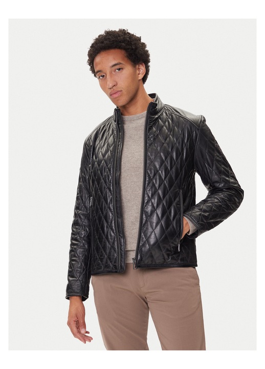 Geaca de piele barbati Joop, negru, 56 EU