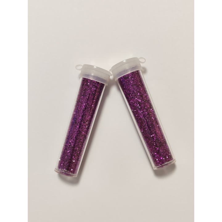 Sclipici colorat mov pentru decoratiuni 6 gr