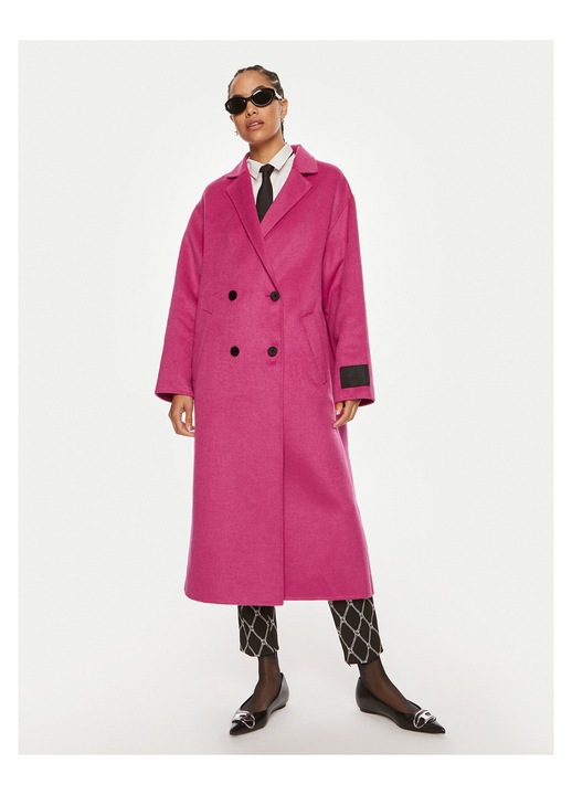 Palton de tranzitie de dama Hugo, roz, 36 EU