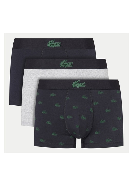 Set 3 perechi boxeri barbati Lacoste, bumbac, 2XL INTL
