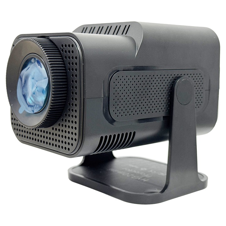 Video Proiector Portabil HY320 MINI, Flippy, Inteligent pentru Jocuri, Ultra HD 1920 x 1080, Wireless, Compatibil cu Android/iOS, AC, 17 x 10 x 9 cm, Negru