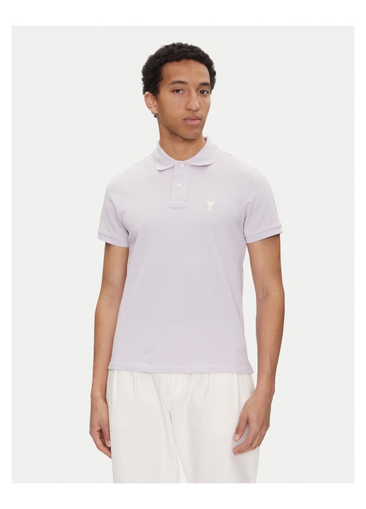 Tricou barbati Ami Paris, violet, bumbac, M INTL