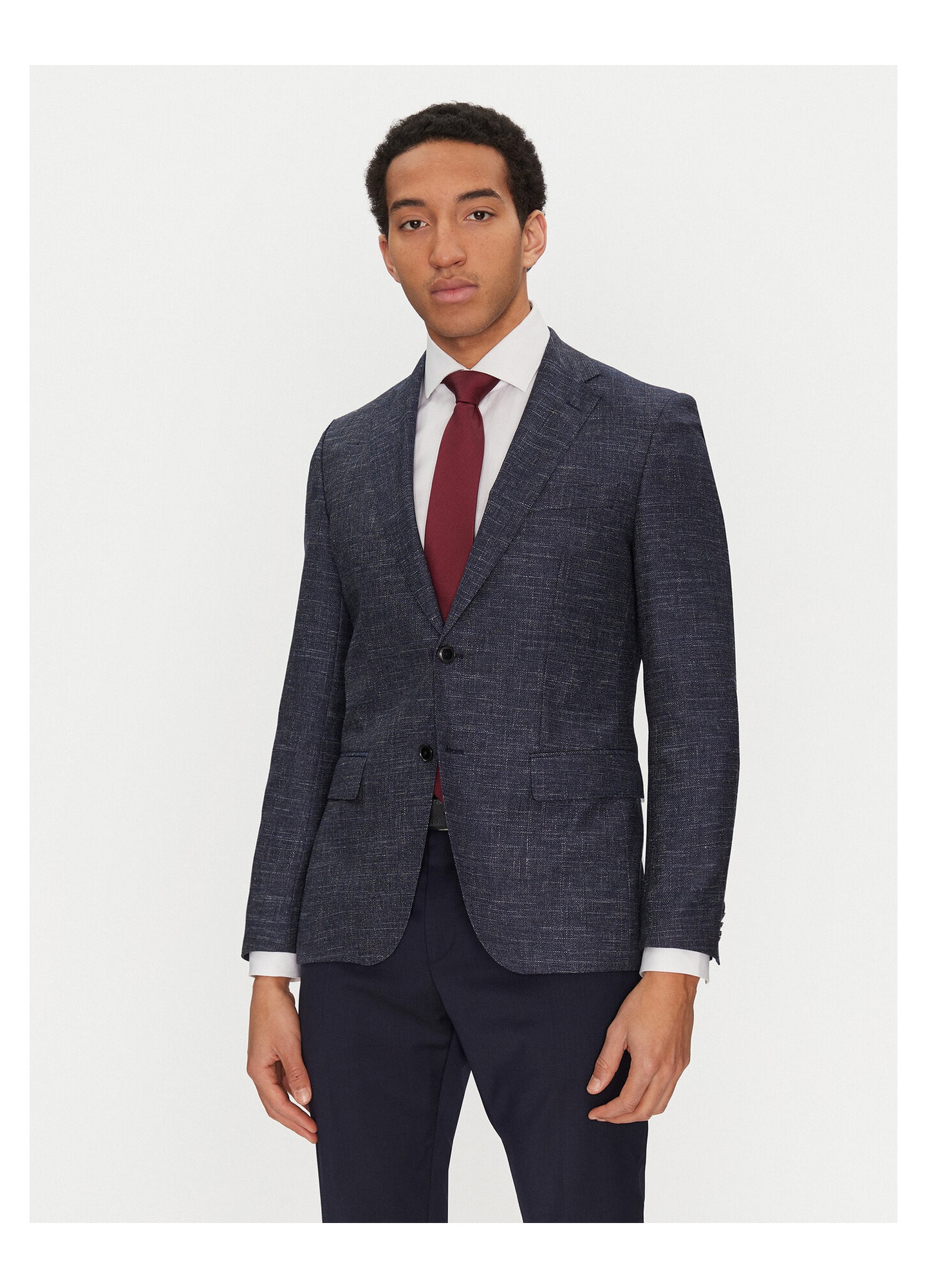 Sacou barbati BOSS, lana, bleumarin,, 54 EU - eMAG.ro