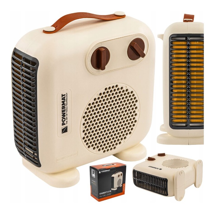 Hőlégfúvó fűtéshez, 2000 W teljesítmény, Powermat