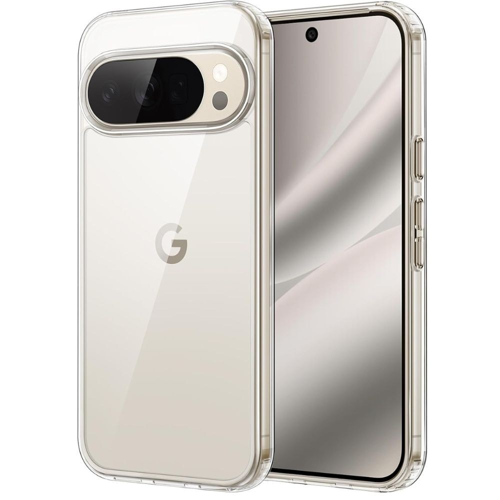 Husa compatibila cu Pixel 8 Protectie antisoc, Silicon Ultra Slim High Tech, Crystal Clear