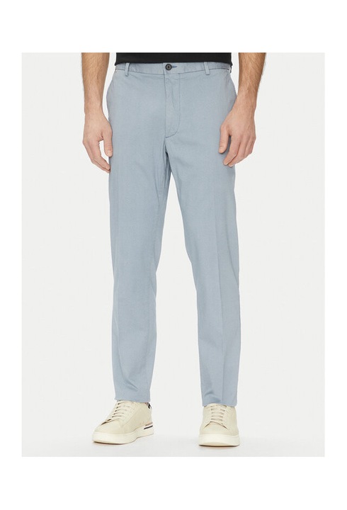 Pantaloni barbatesti BOSS, albastru deschis, stofa, 46 EU