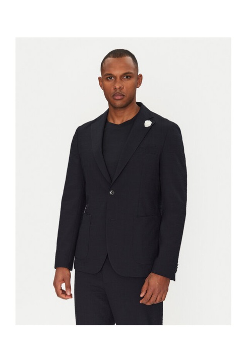 Sacou barbat BOSS, slim-fit, bleumarin