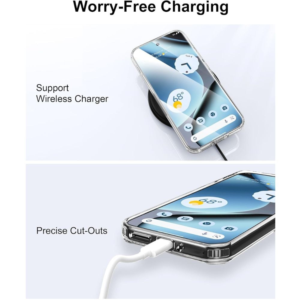 Husa Flexibila, colturi intarite, compatibila cu Honor X7d, Protectie antisoc, Silicon Ultra Slim High Tech, Crystal Clear
