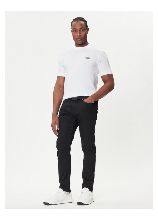 Tricou barbat BOSS x PORSCHE, alb, bumbac, 2XL INTL