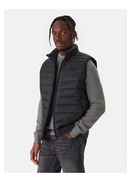 Vesta barbateasca BOSS, neagra, 54 EU