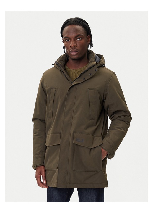 Geaca barbati Jack Wolfskin, verde, material rezistent