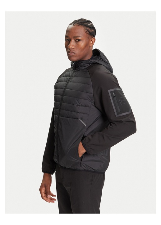 Jacheta subtire Urbanex Hybrid, Negru, L