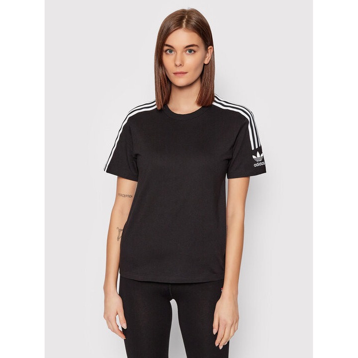 Tricou sport dama, Adidas, negru