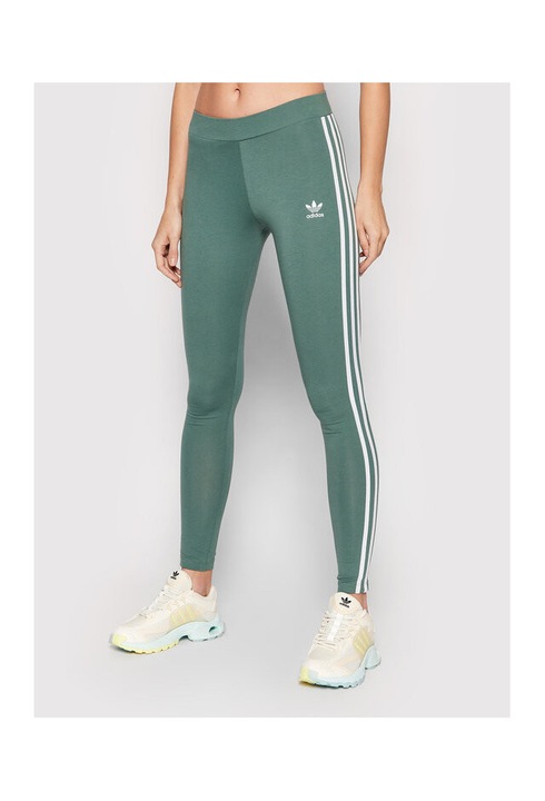Colanti dama adidas, verde, 30 EU