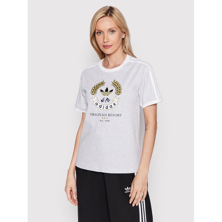 Tricou sport dama Adidas, gri, 30 EU