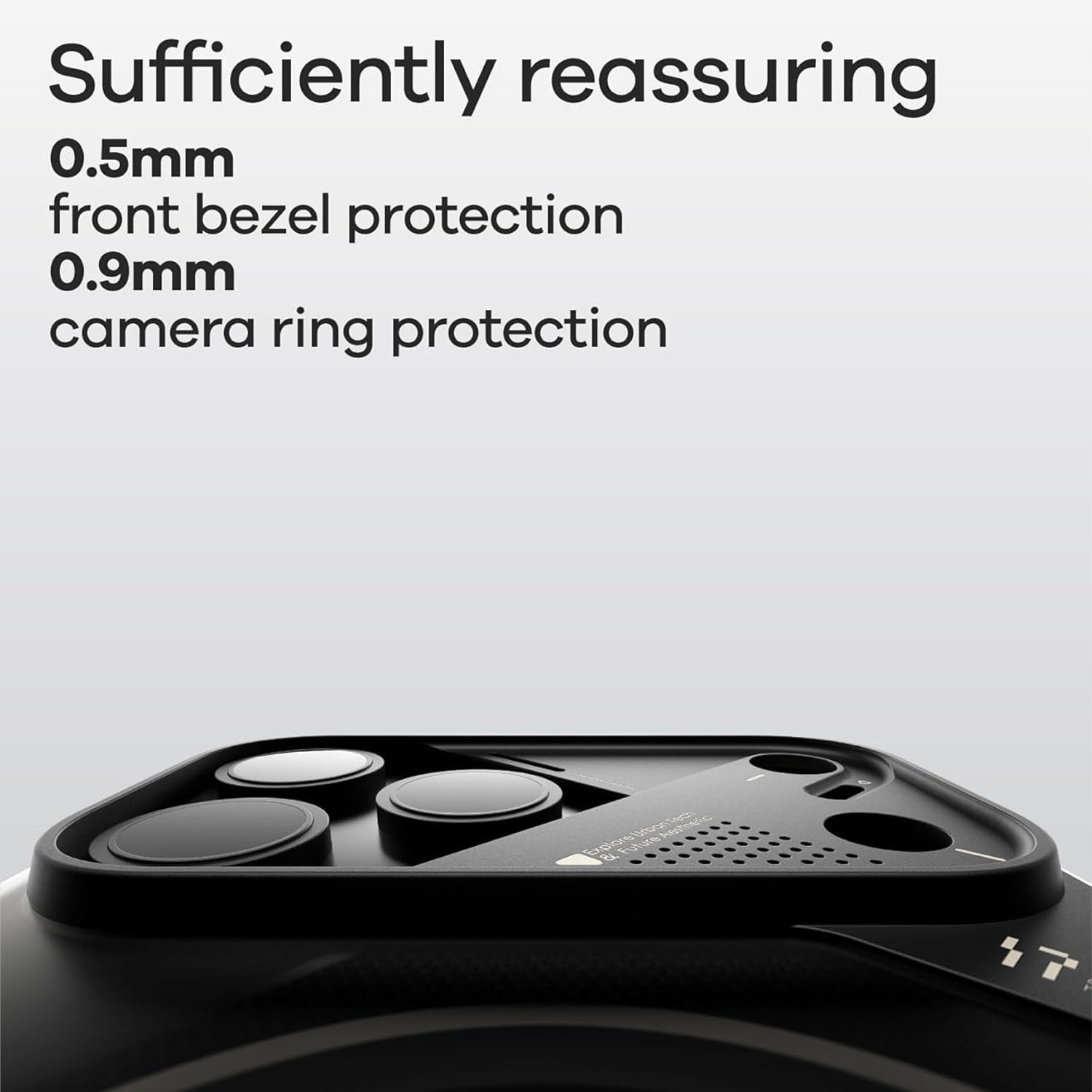 Husa pentru iPhone 17 Pro din fibra de aramida, Aulumu A17, Ultra slim, compatibila MagSafe, Racire activa CoolHyper, Cadru camera din Aluminiu, Design rezistent la socuri, Disipare caldura, Protectie premium, Negru