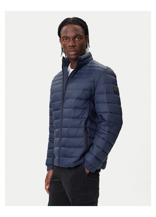 Geaca de iarna, BOSS, bleumarin, barbati, 48 EU