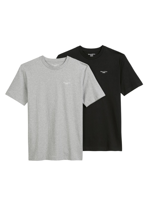 Set tricouri barbatesti Marc O Polo Denim, negru, gri, bumbac