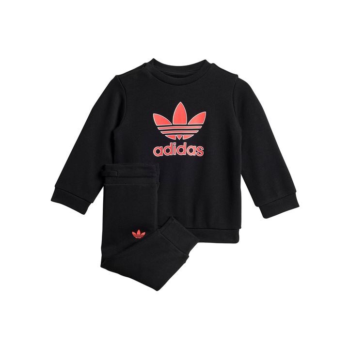 Trening unisex pentru copii Adidas, negru, 44-62 CM