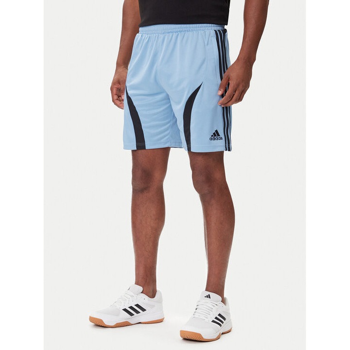Pantaloni scurti sport barbati Adidas, albastru deschis
