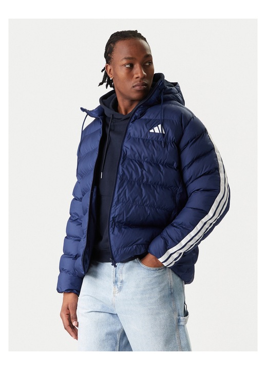 Geaca de iarna barbati Adidas, bleumarin