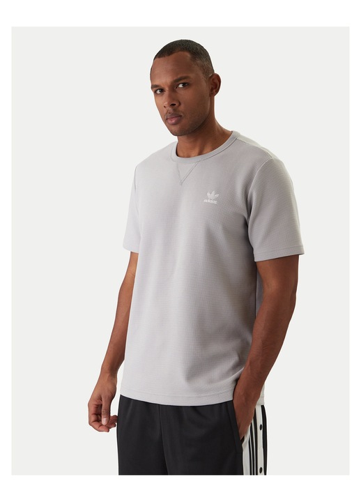 Tricou barbati Adidas, gri, bumbac