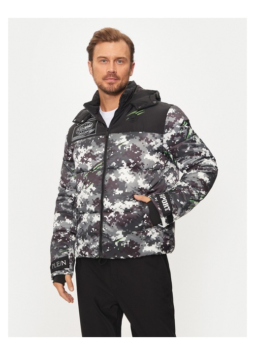 Geaca de iarna pentru barbati Plein Sport, negru, L INTL