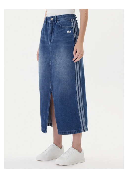 Fusta de blugi, adidas, albastru, denim