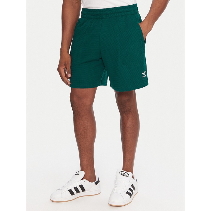 Pantaloni sport barbati, Adidas, scurti, verde
