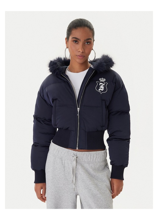 Geaca de iarna dama Juicy Couture, bleumarin, XL INTL