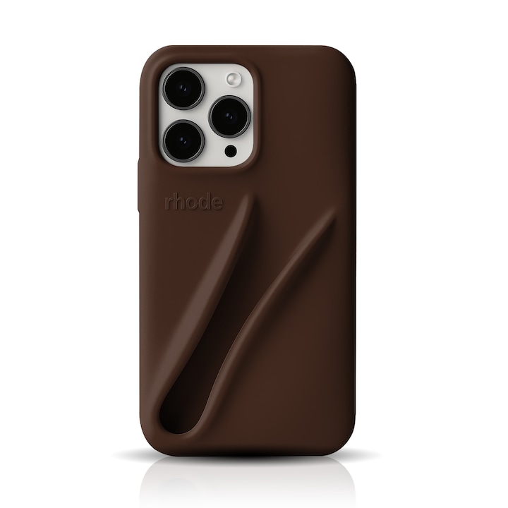 Калъф Rhode Lipgloss-case за Apple iPhone 14 Pro Max/ iPhone 15 Pro Max, espresso