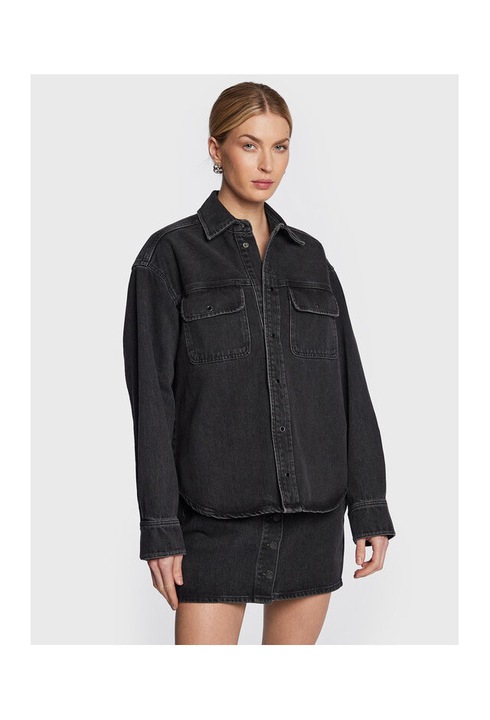 Geaca de blugi dama Samsoe Samsoe, negru, denim, XL INTL