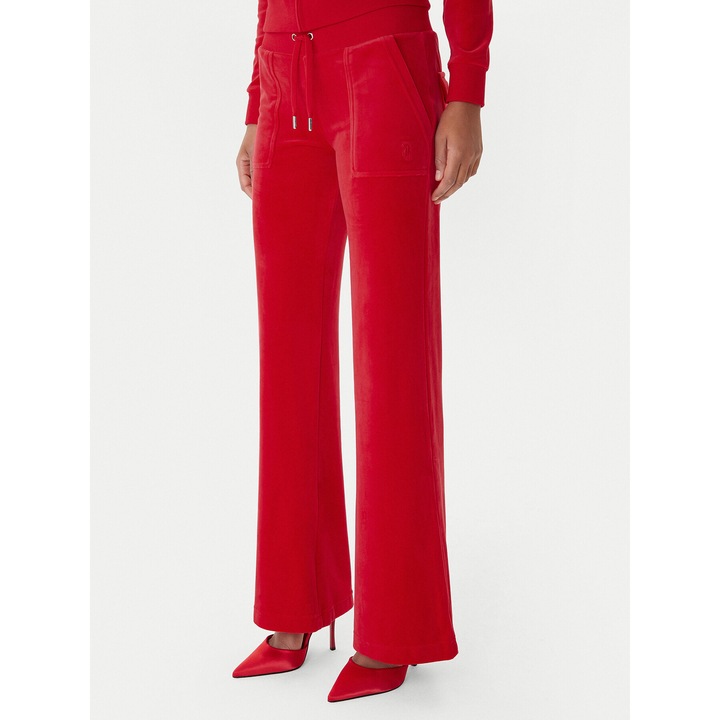 Pantaloni de trening, dama, Juicy Couture, rosu