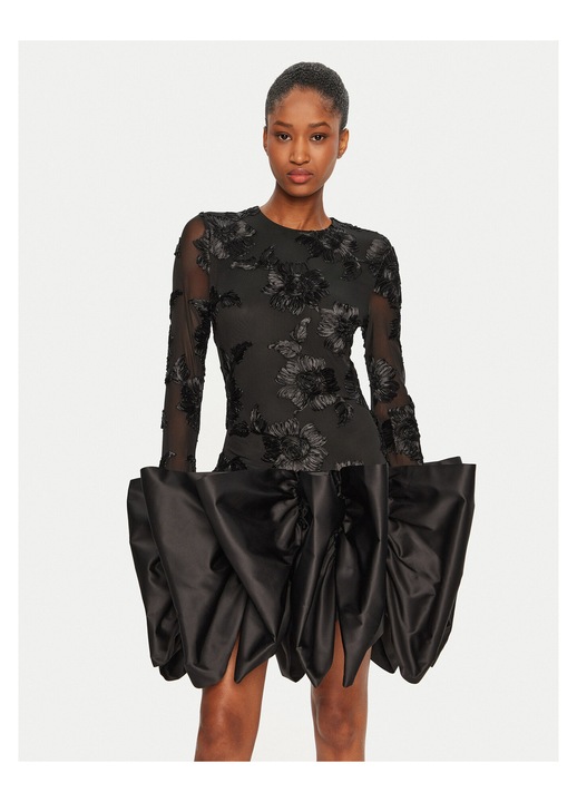 Rochie de cocktail pentru femei Rotate, negru, 34 EU